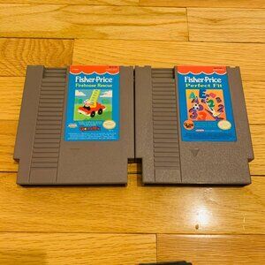 Fisher-Price Firehouse Rescue and Perfect Fit (Nintendo NES)